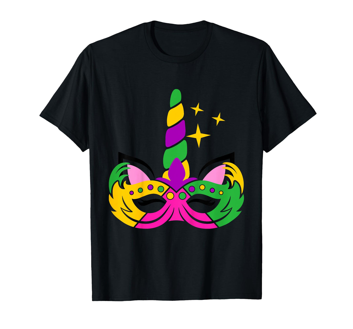 Girls Mardi Gras Unicorn for Baby and Toddler T-Shirt