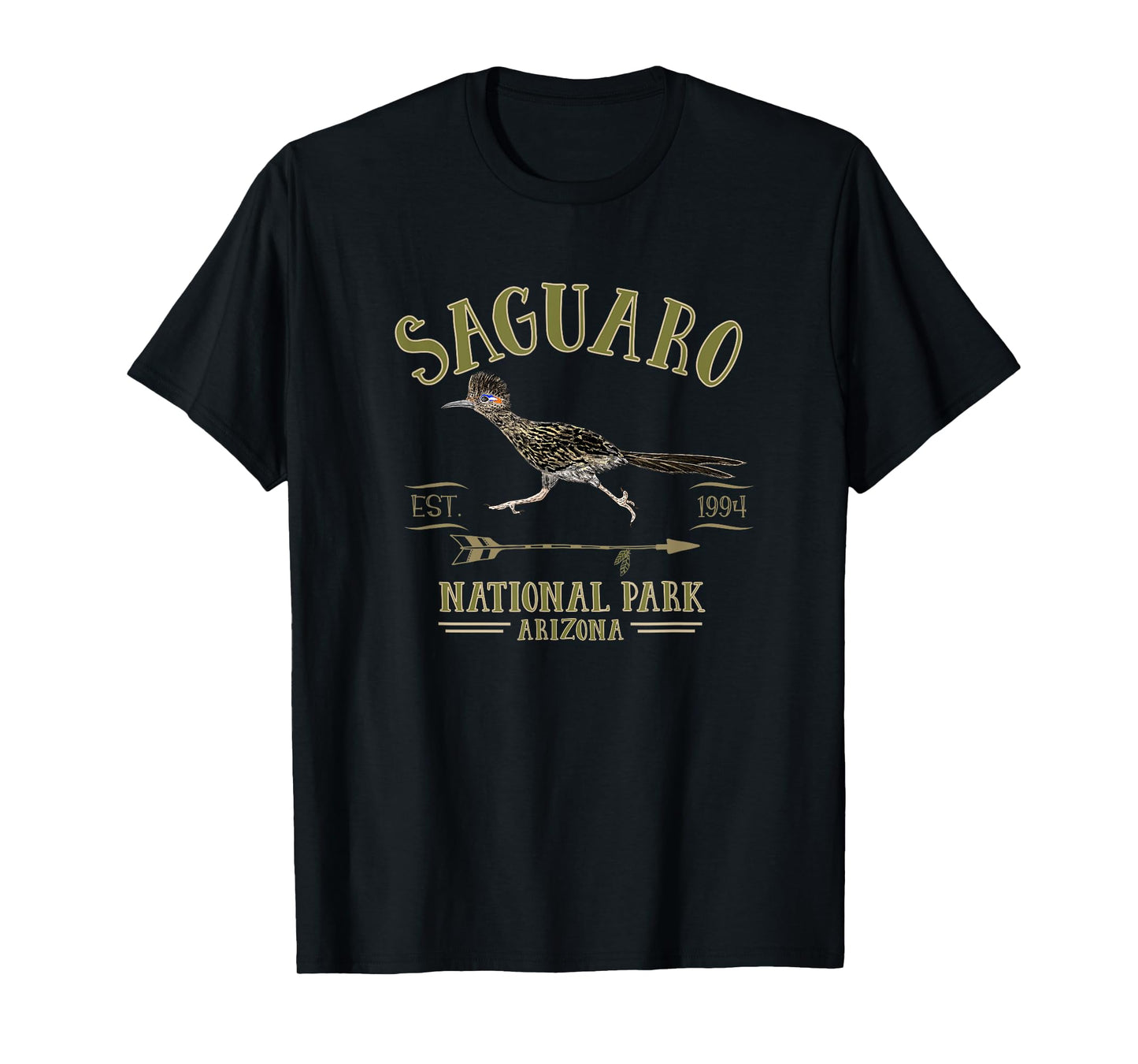 SAGUARO NATIONAL PARK ARIZONA ROADRUNNER Souvenir T-Shirt