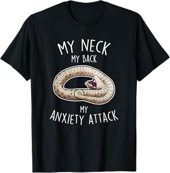Hognose Snake My Neck My Back, Funny Cute Pet Reptile Lover T-Shirt
