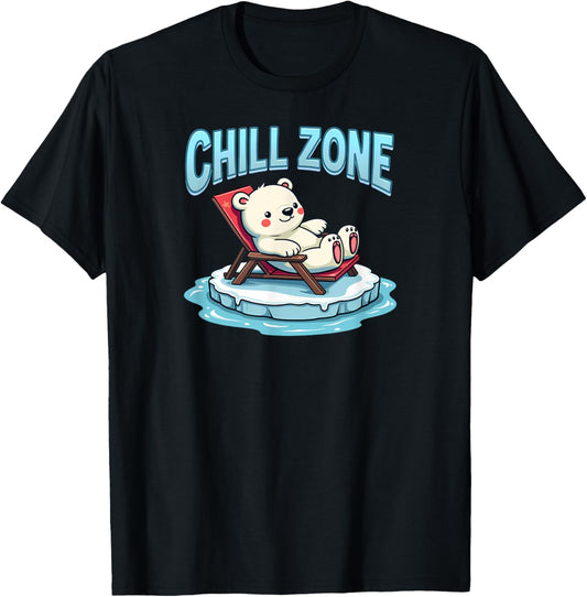 Chill Zone Cute Polar Bear T-Shirt