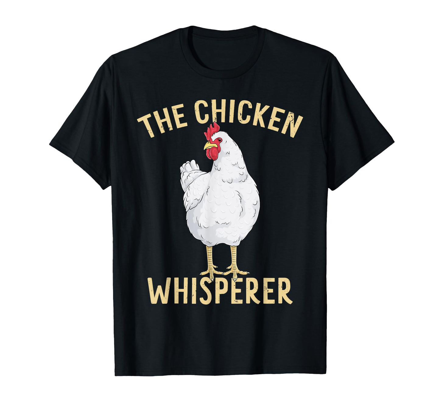 Chicken Whisperer Funny Hen Art Chickens Farmer Farm Animal T-Shirt
