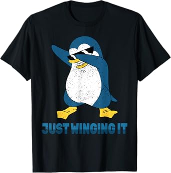 Penguin - Just Winging It - Veterinarian - Zoo - Animals T-Shirt