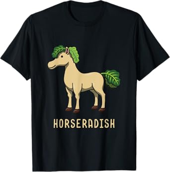 Horseradish Horse Whisperer Animal Farming Radish Vegetable T-Shirt