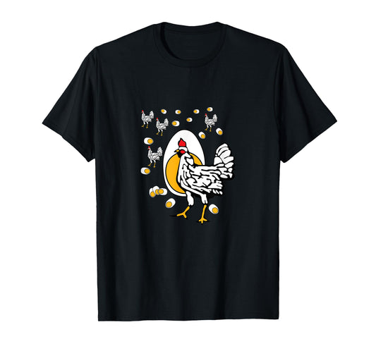 Roseanne Chicken Women's Classic Fit Black Solid T-Shirt