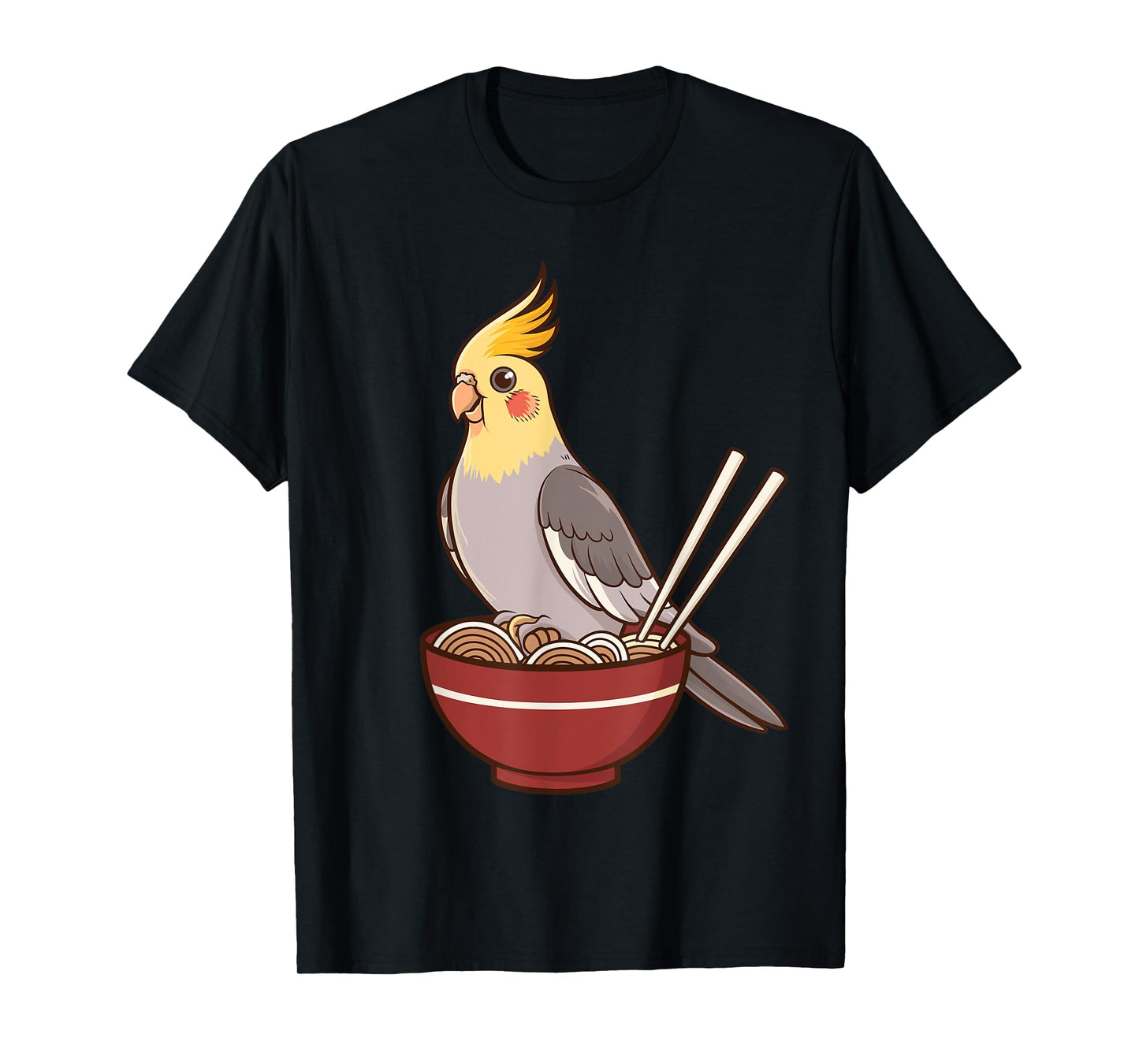 Cute Cockatiel Art For Men Women Kids Cockatiel Bird Lover T-Shirt