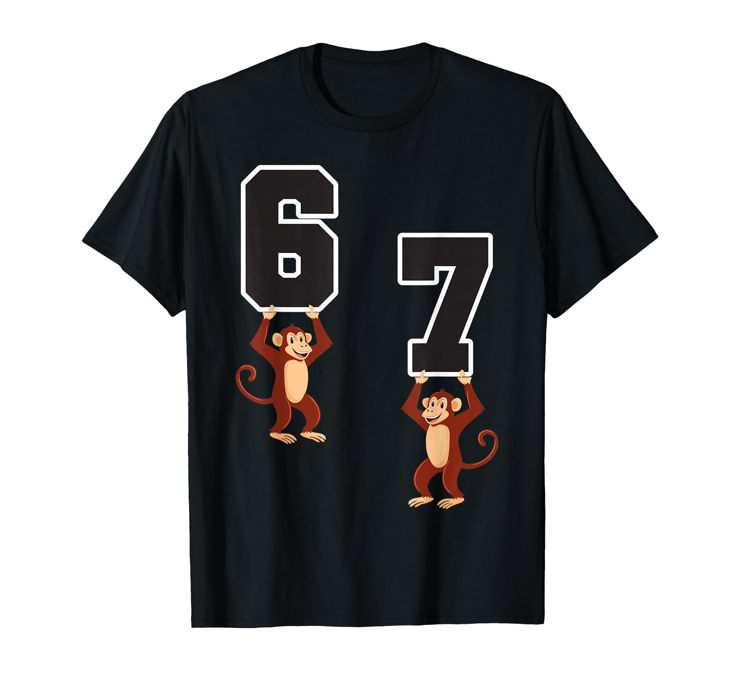 6 7 Funny Matching Teachers Halloween Costume Monkeys T-Shirt