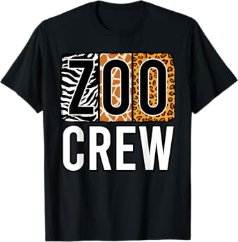 Zoo Crew Zookeeper Costume Safari Wildlife Animal Park T-Shirt