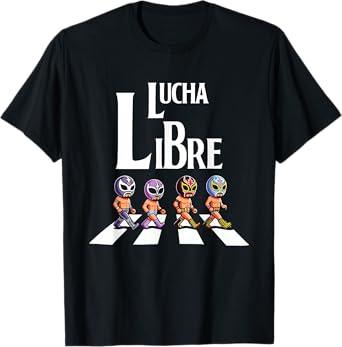 Hilarious Mexican Wrestling | Funny Wrestler Apparel Libre T-Shirt