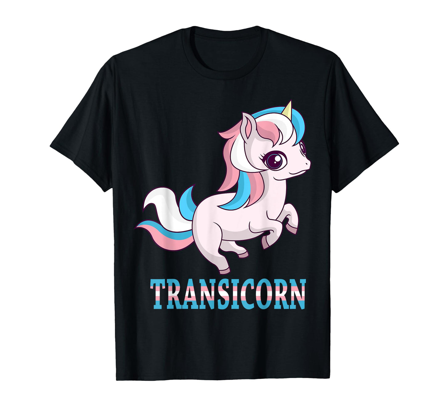 Transicorn Transgender Unicorn LGBTQ Pride Month T-Shirt