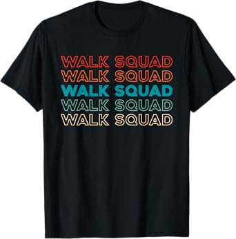 Retro Pet Care Squad Exercise Walking - Vintage Dog Walker T-Shirt for Men Women