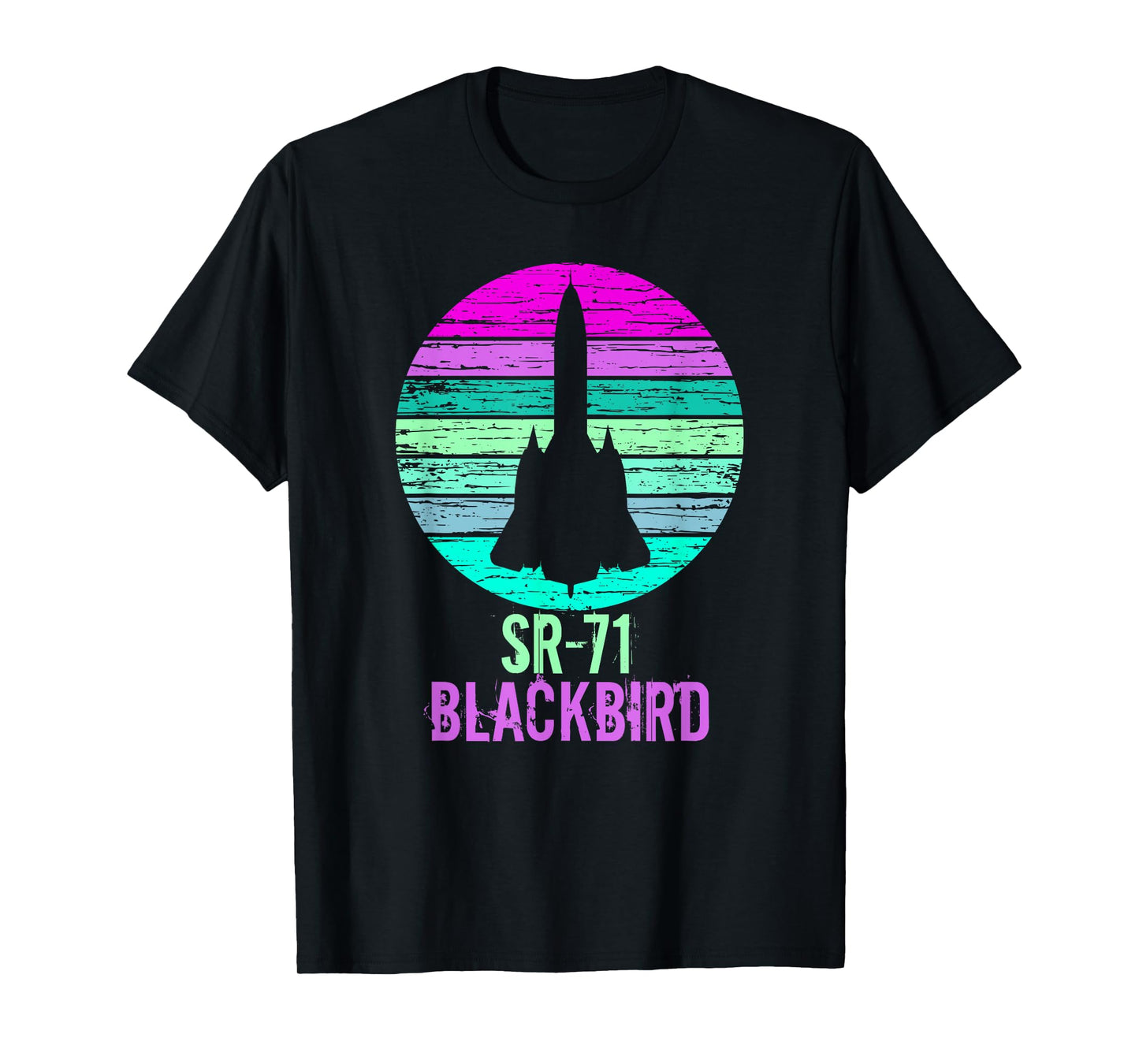 Vintage SR-71 Blackbird Military Aviation Aircraft T-Shirt