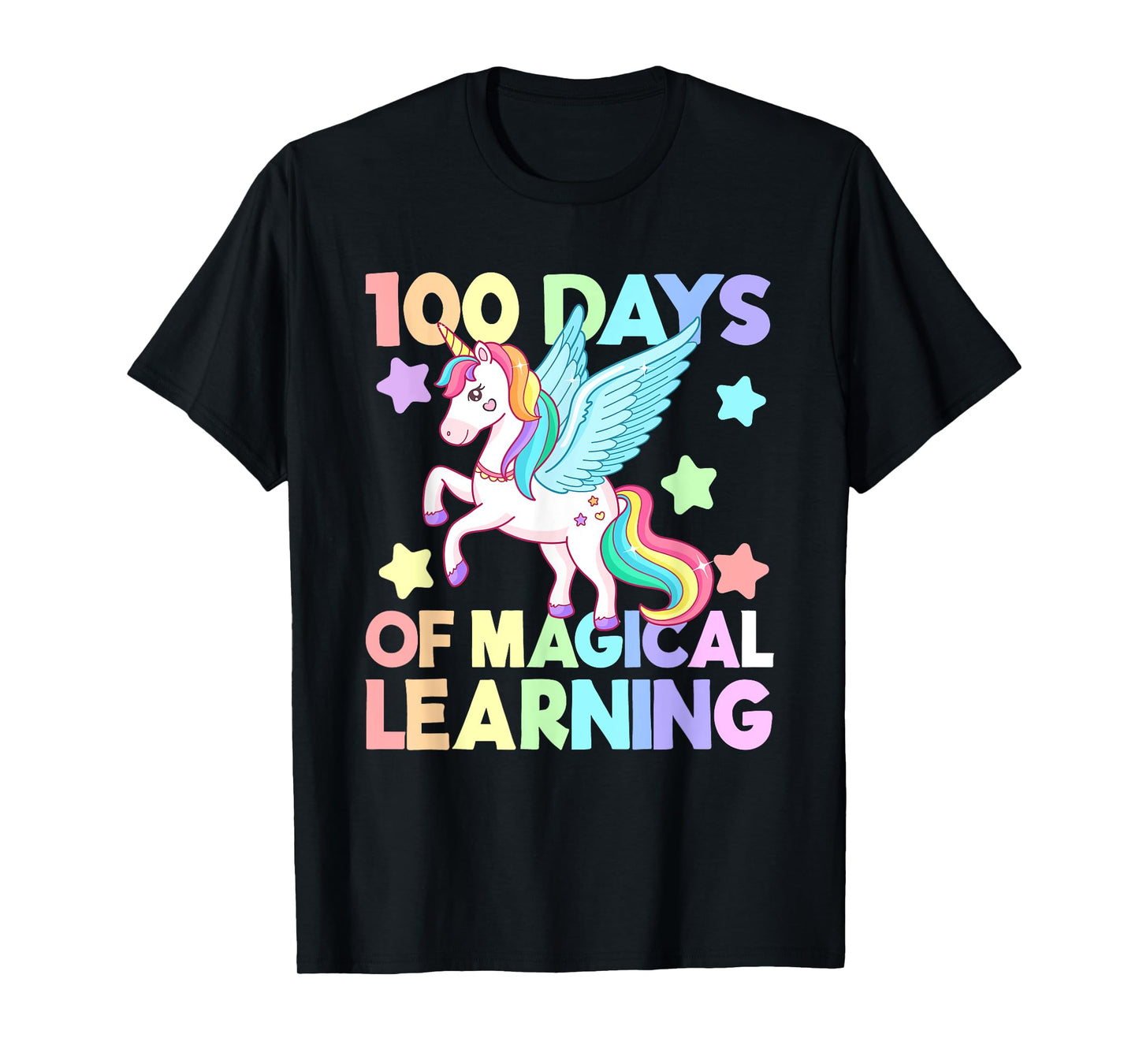 100 Days Of Magical Learning , 100 Days Of School Unicorn T-Shirt