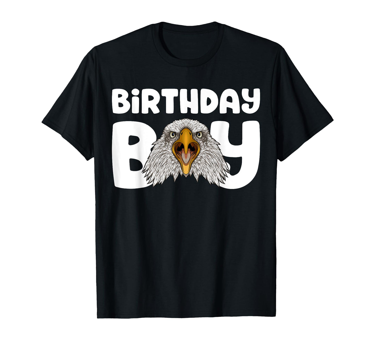Eagle Birthday Boy Party Bird Kids Boys Bald Eagle Birthday T-Shirt