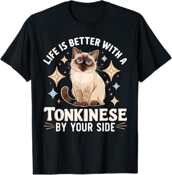 Tonkinese Cat Lover Kitten Meow Animal Cat Lady Pet Kitty T-Shirt