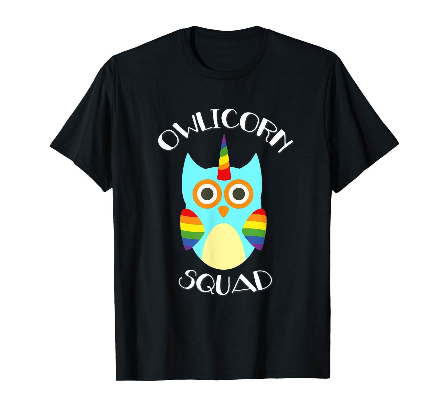 Owlicorn Owl Unicorn Mash Up Squad Shirt T-Shirt