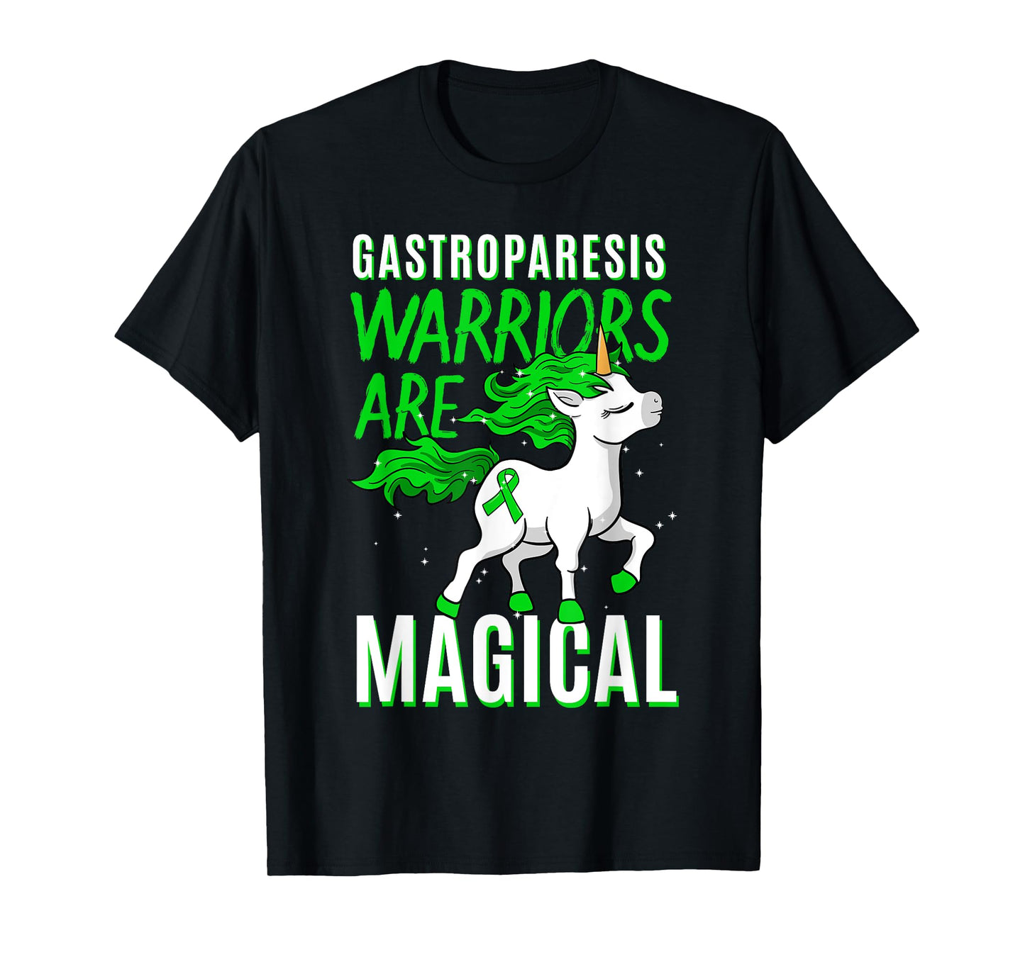 Gastroparesis Awareness Stomach Paralysis Unicorn Lover Gift T-Shirt