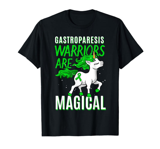 Gastroparesis Awareness Stomach Paralysis Unicorn Lover Gift T-Shirt