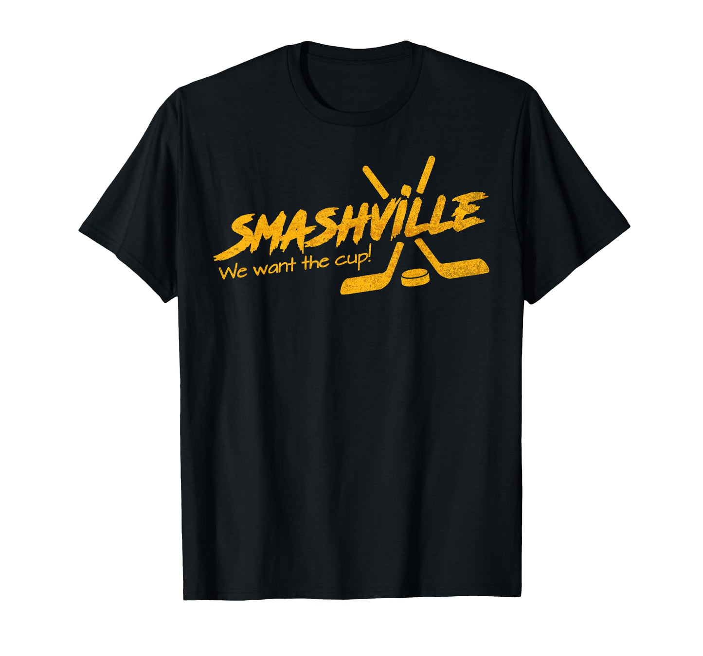 Nashville Hockey Shirts: Smashville We want the cup! T-Shirt