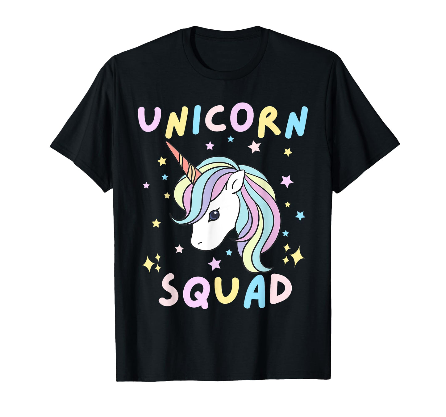 Unicorn Squad Cute Rainbow Lover Family Birthday Girls Party T-Shirt
