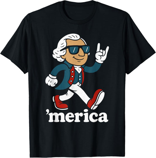 USA 'Merica 4th of July Men Women Kids Funny Patriotic T-Shirt