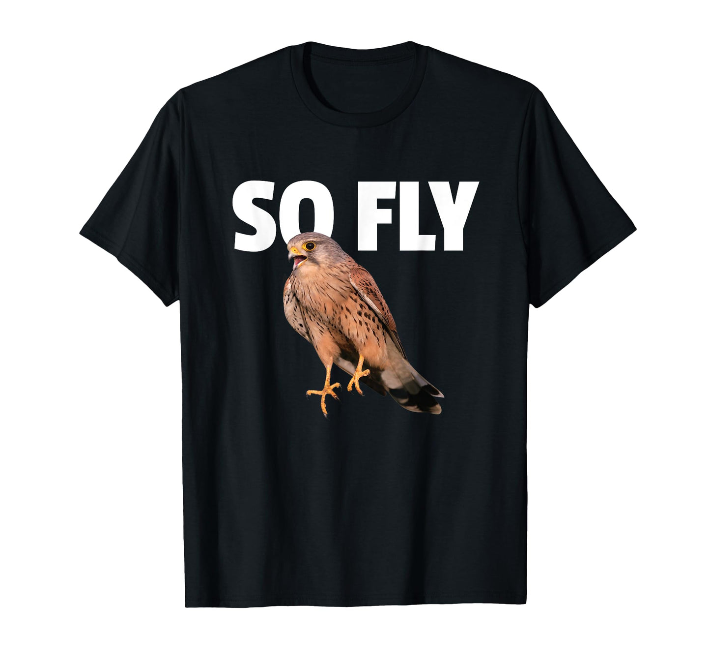 Kestrel Falcon Bird TShirt Birdwatching Gift So Fly T-Shirt