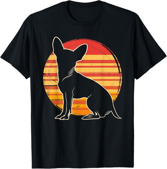 Chihuahua Dog Owner Christmas Birthday Gift Retro Chihuahua Dog Lovers Unisex-Youth T-Shirt, Black, Small, Short Sleeve