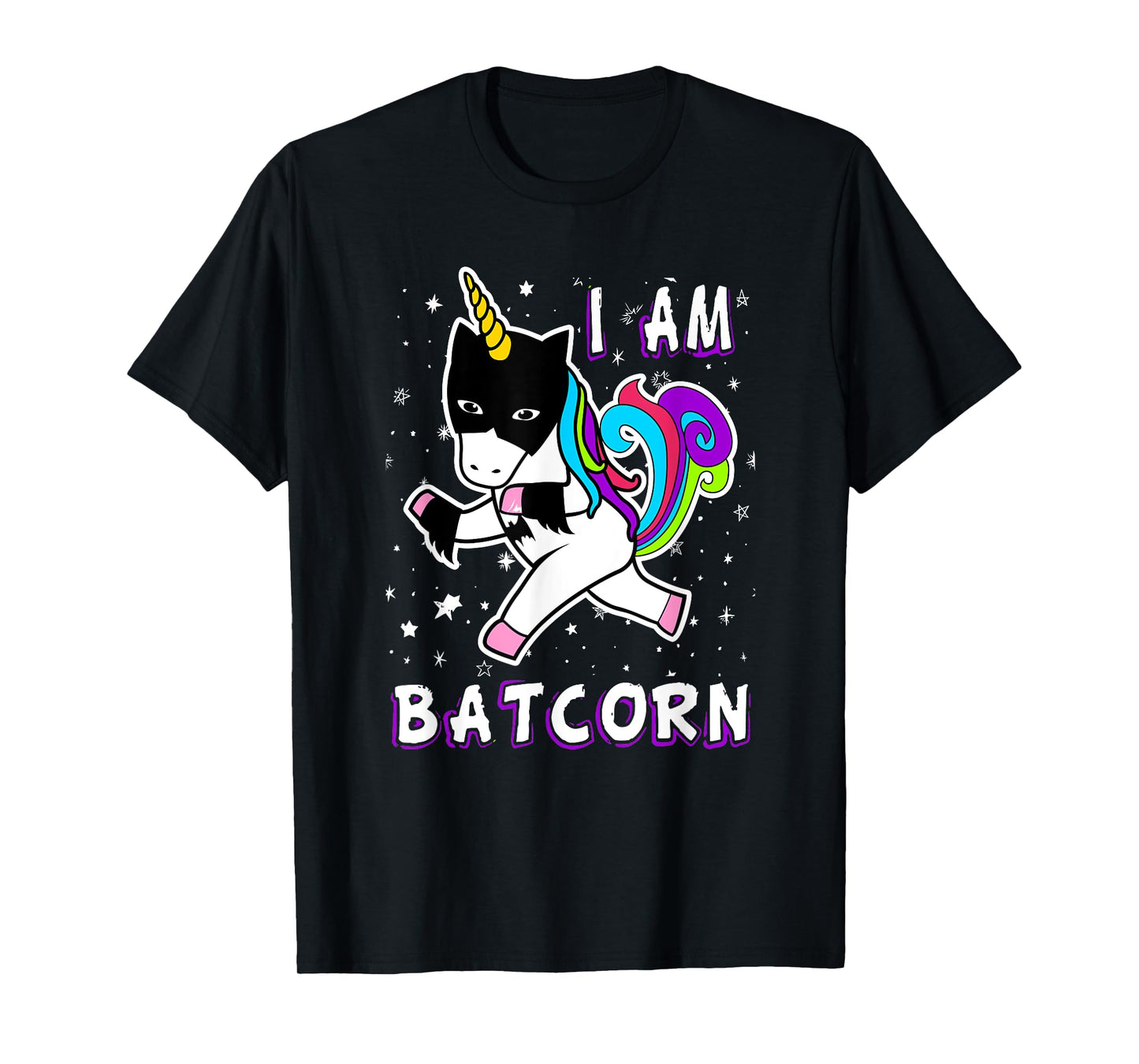 I Am Batcorn Bat Unicorn Superhero Costume T-Shirt T-Shirt