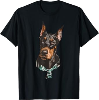Funny Doberman Design For Men Women Kids Dog Doberman Lovers T-Shirt