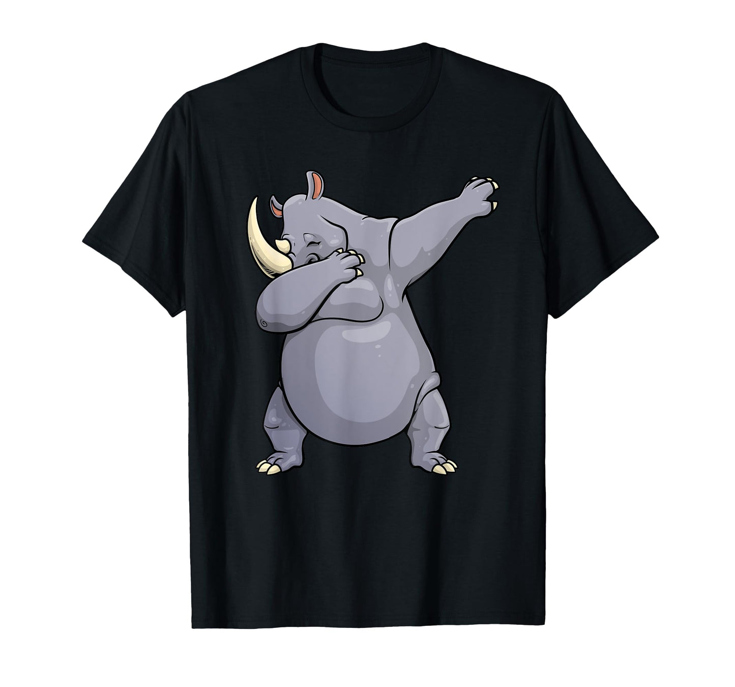 Funny Dabbing Rhinoceros Design For Men Women Rhino Lovers T-Shirt