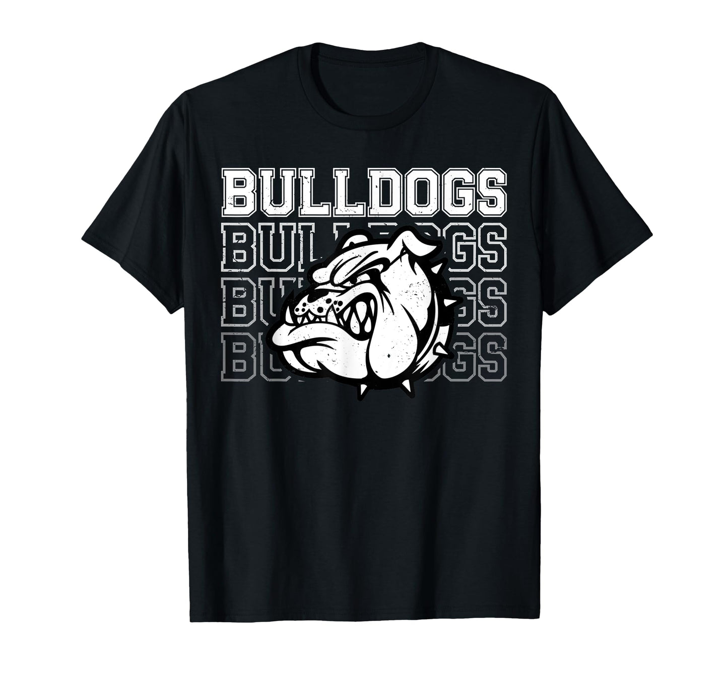 Vintage Bulldogs Team Pride School Spirit Back To School T-Shirt