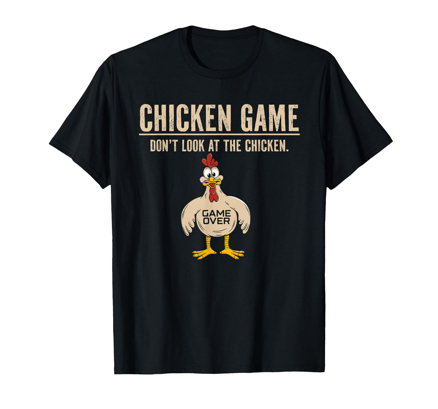 Chicken Gifts Chicken Lovers Unisex Adult Game T-Shirt Black Small Classic Fit Modern Crew Neck Short Sleeve T-Shirt