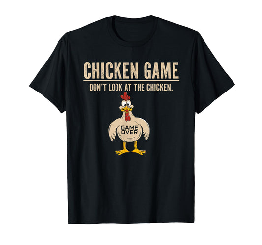 Chicken Gifts Chicken Lovers Unisex Adult Game T-Shirt Black Small Classic Fit Modern Crew Neck Short Sleeve T-Shirt