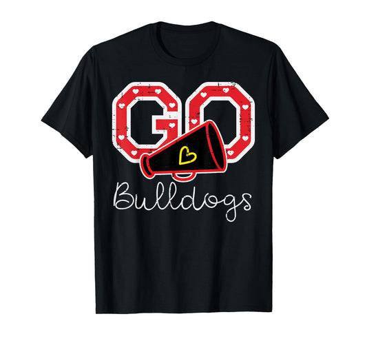 Go Bulldog Men Kids Boys Women Girls Youth Teen T-Shirt