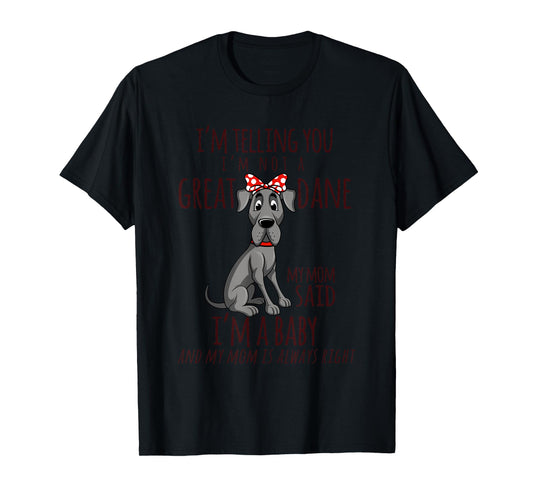 Funny Great Dane Dog Owner Pet Lover Puppy Women Kids Gift T-Shirt