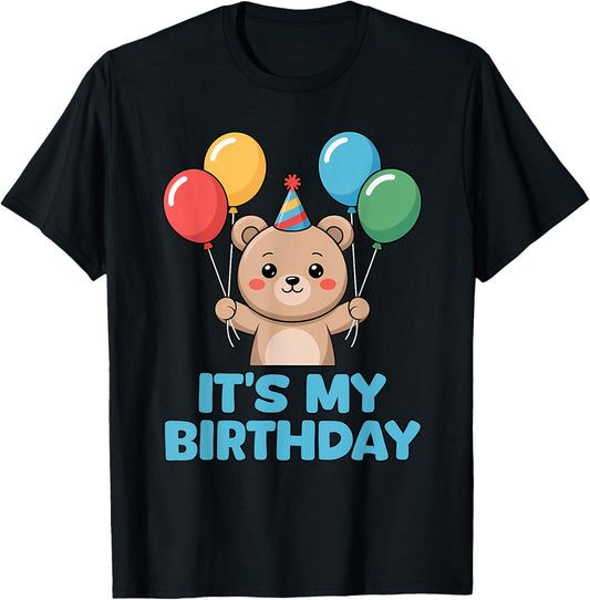It's My Birthday Kawaii Bear T-Shirt