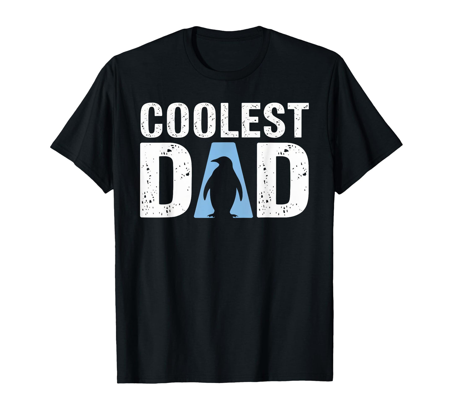 Penguin Coolest Dad Father's Day Funny Daddy Family Matching T-Shirt