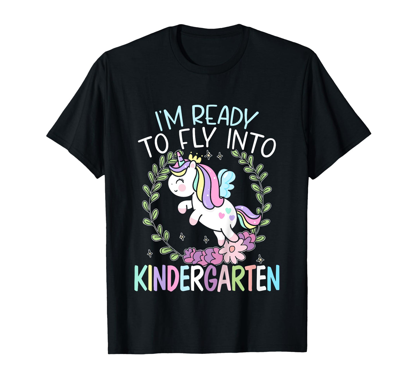 Kids I'm Ready To Fly Into Kindergarten First Day Of School T-Shirt