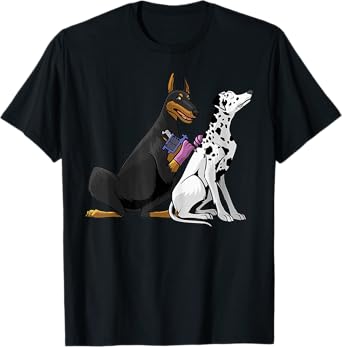 Dalmatian Doberman Dog Cool Tattoo Artist Gifts Tattooist T-Shirt