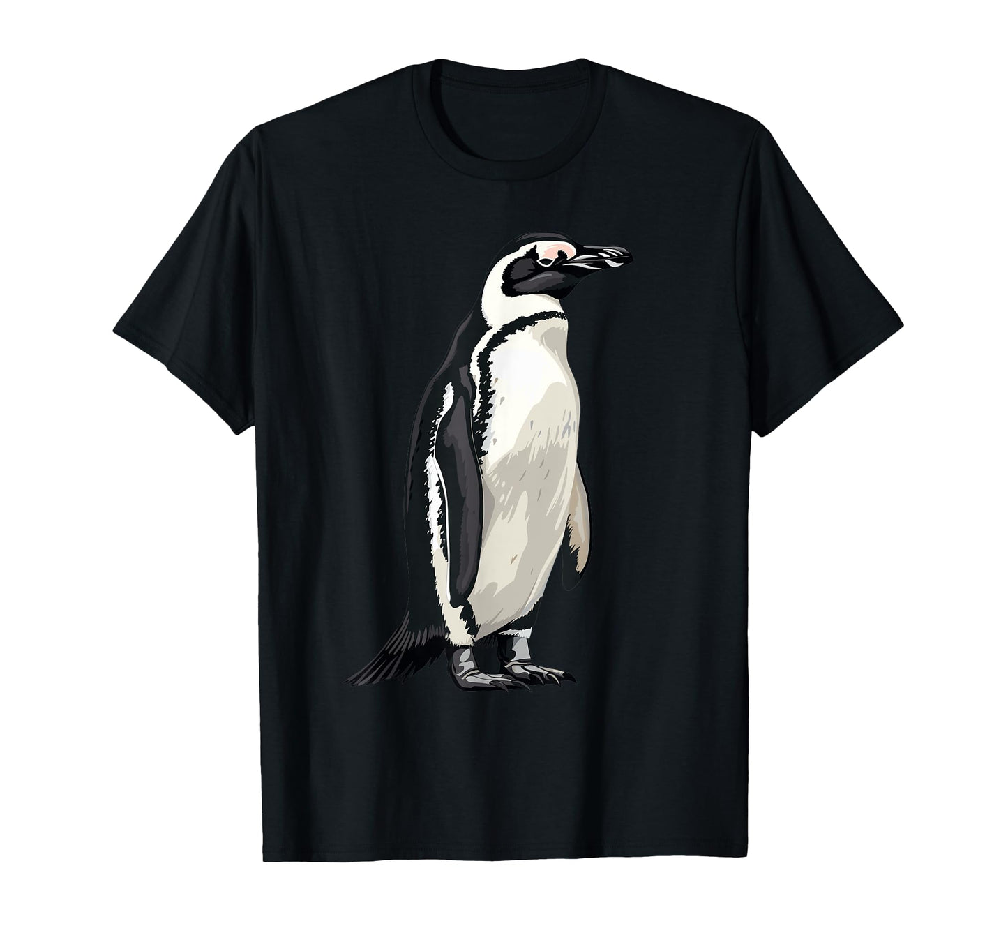 Penguin for Men Women Design Unisex Penguin Graphic T-Shirt, Black, Small
