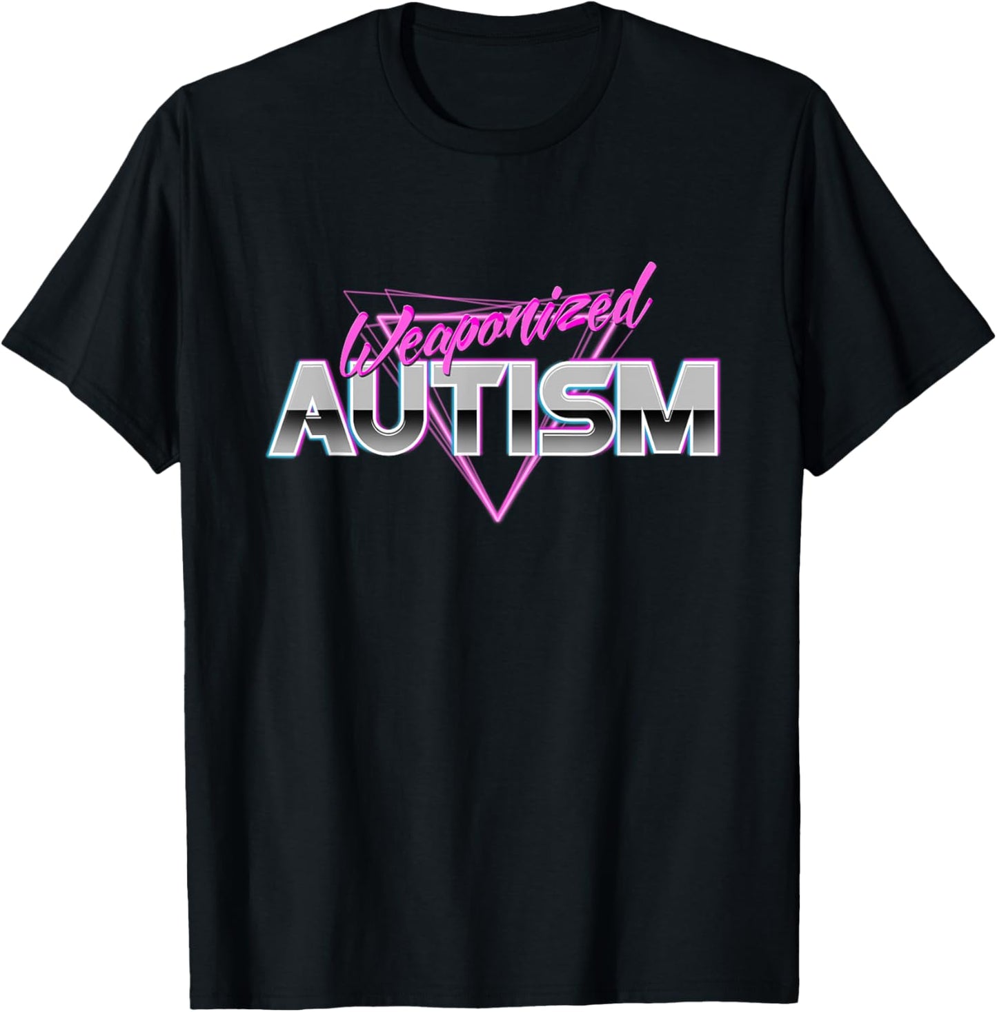Autism - Funny Meme 80s Aesthetic T-Shirt