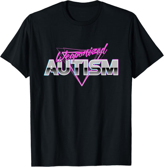 Autism - Funny Meme 80s Aesthetic T-Shirt