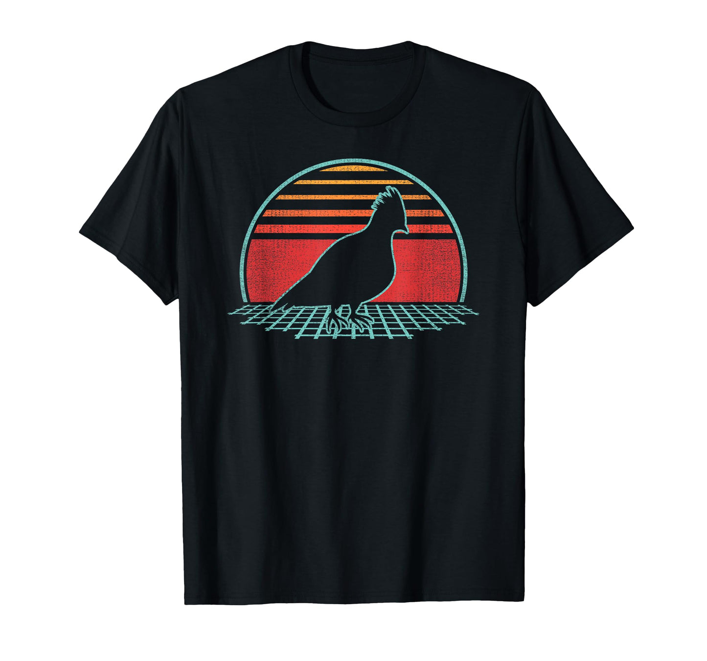Grouse Hunting Retro Vintage 80s Style Birding Gift T-Shirt
