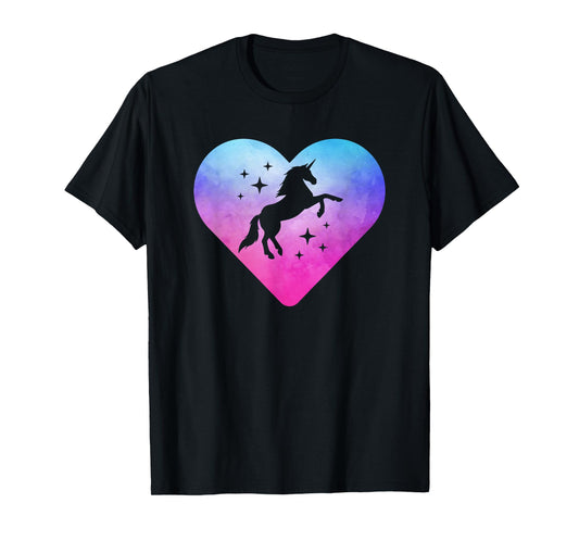 Women or Girls Cute Unicorn T-Shirt