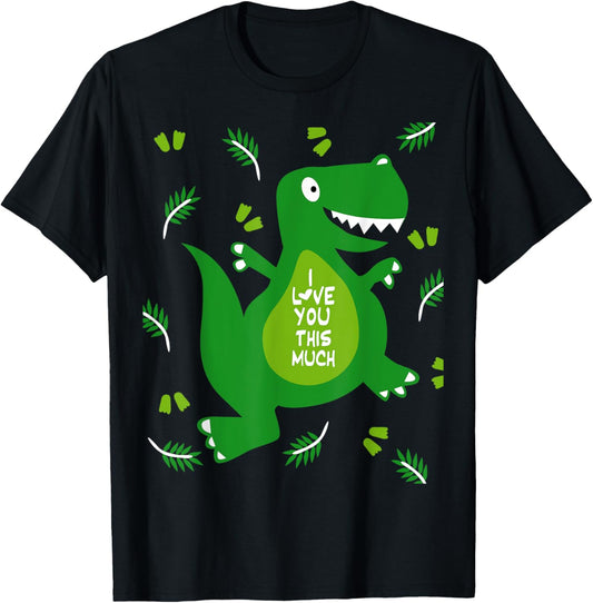 Valentines Day Tshirt | I Love You This Much | Funny Gift