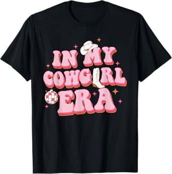 In My Cowgirl Era Groovy Rodeo Western Country Southern T-Shirt