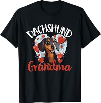 Dachshund wiener sausage dog Dachshund Grandma T-Shirt