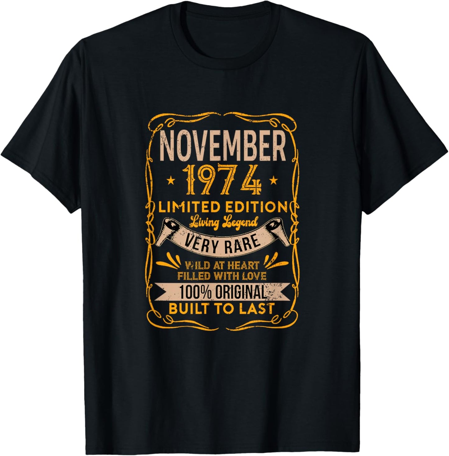 November 1974 Living Legend Very Rare Birthday Classic T-Shirt