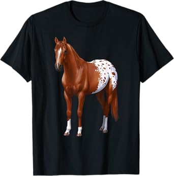 Chestnut Sorrel Blanket Appaloosa Horse Lover Gift T-Shirt