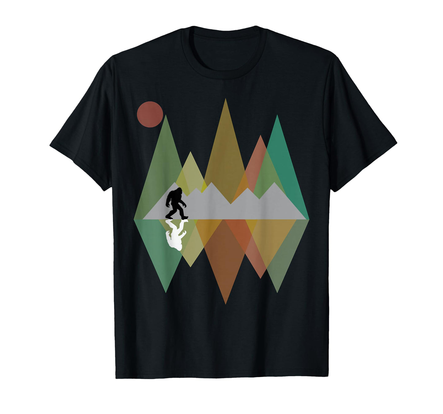 Bigfoot design retro mountain Bigfoot Sasquatch Yeti T-Shirt