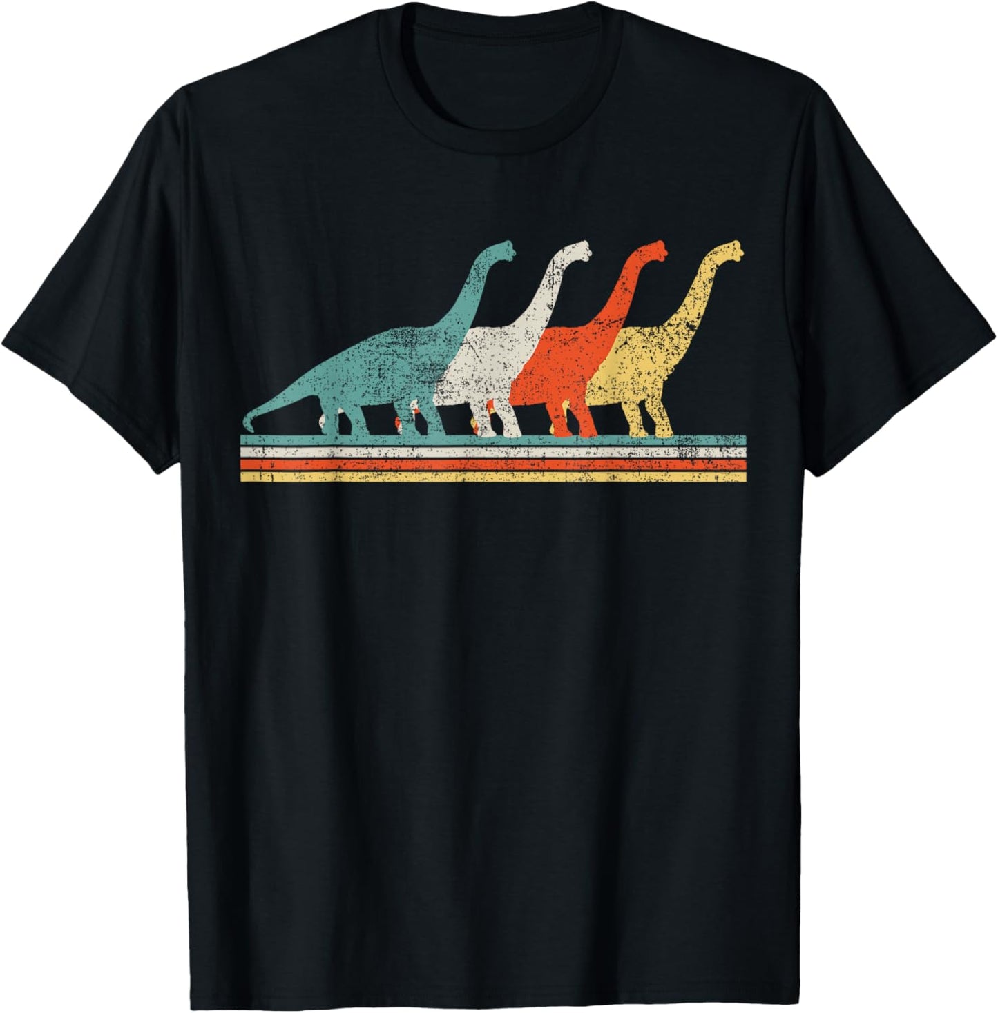 Brachiosaurus Dinosaur Retro Gift T-Shirt
